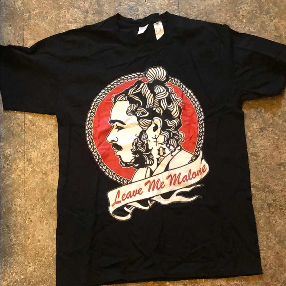 Post Malone black T-shirt